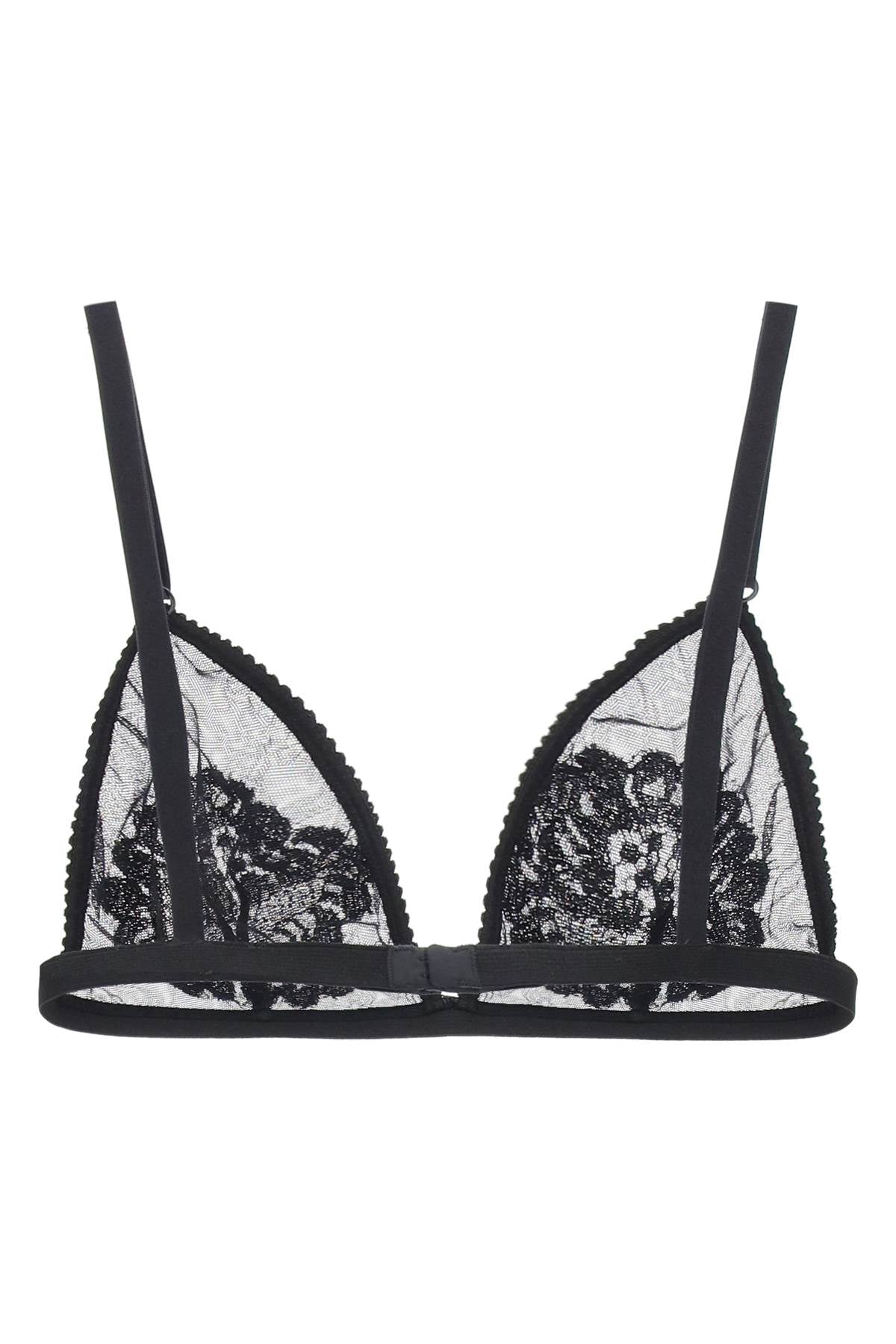 Dolce & Gabbana Soft Cup Triangle Bra For Women   Black