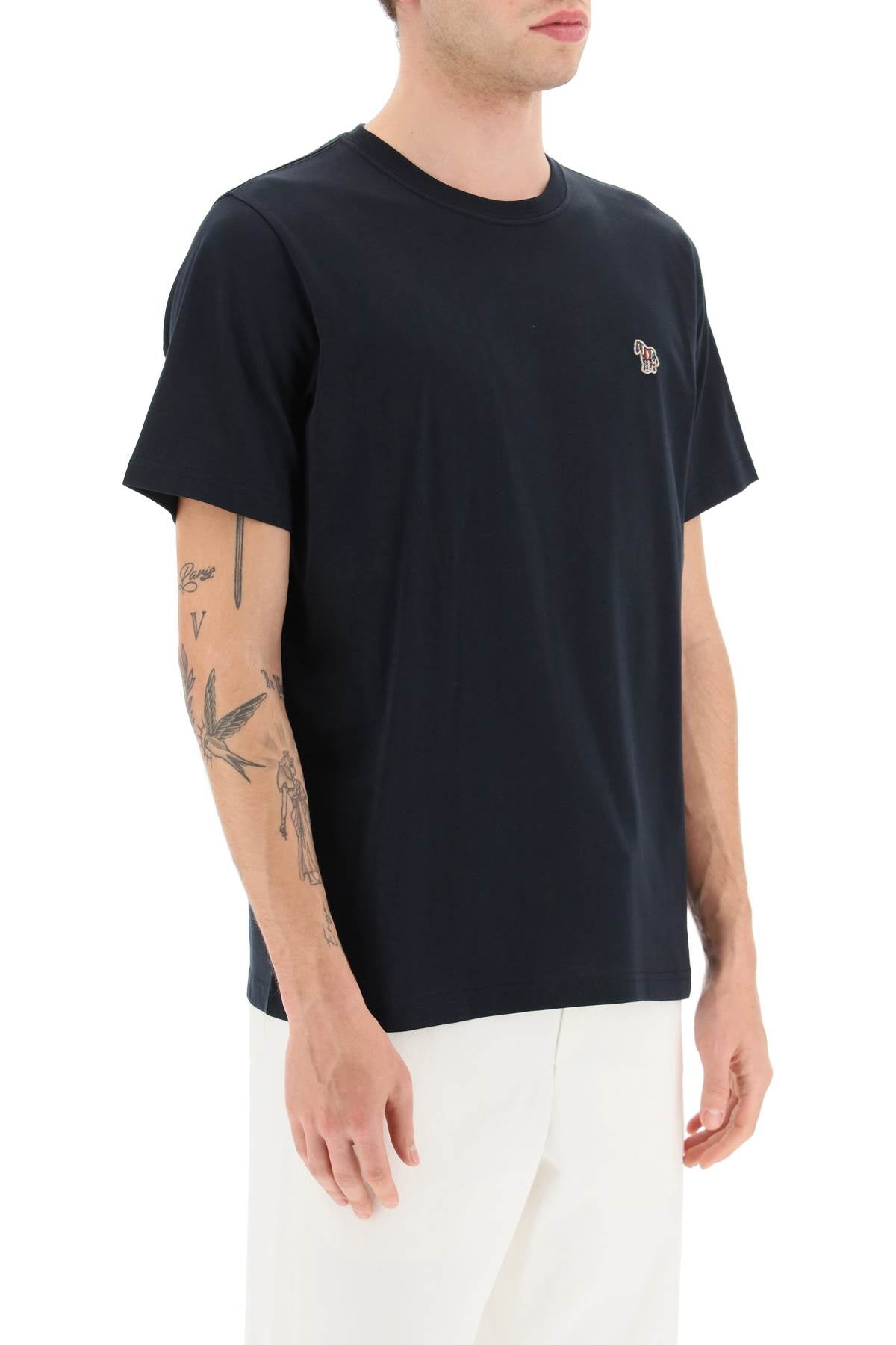 Ps Paul Smith Organic Cotton T Shirt   Blue