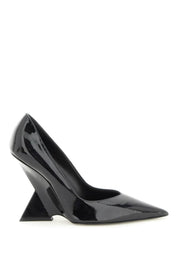 The Attico Patent Leather Cheope Pumps   Black