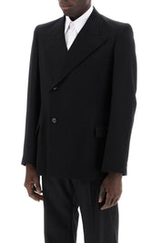 Maison Margiela Double Breasted Wool Jacket   Black