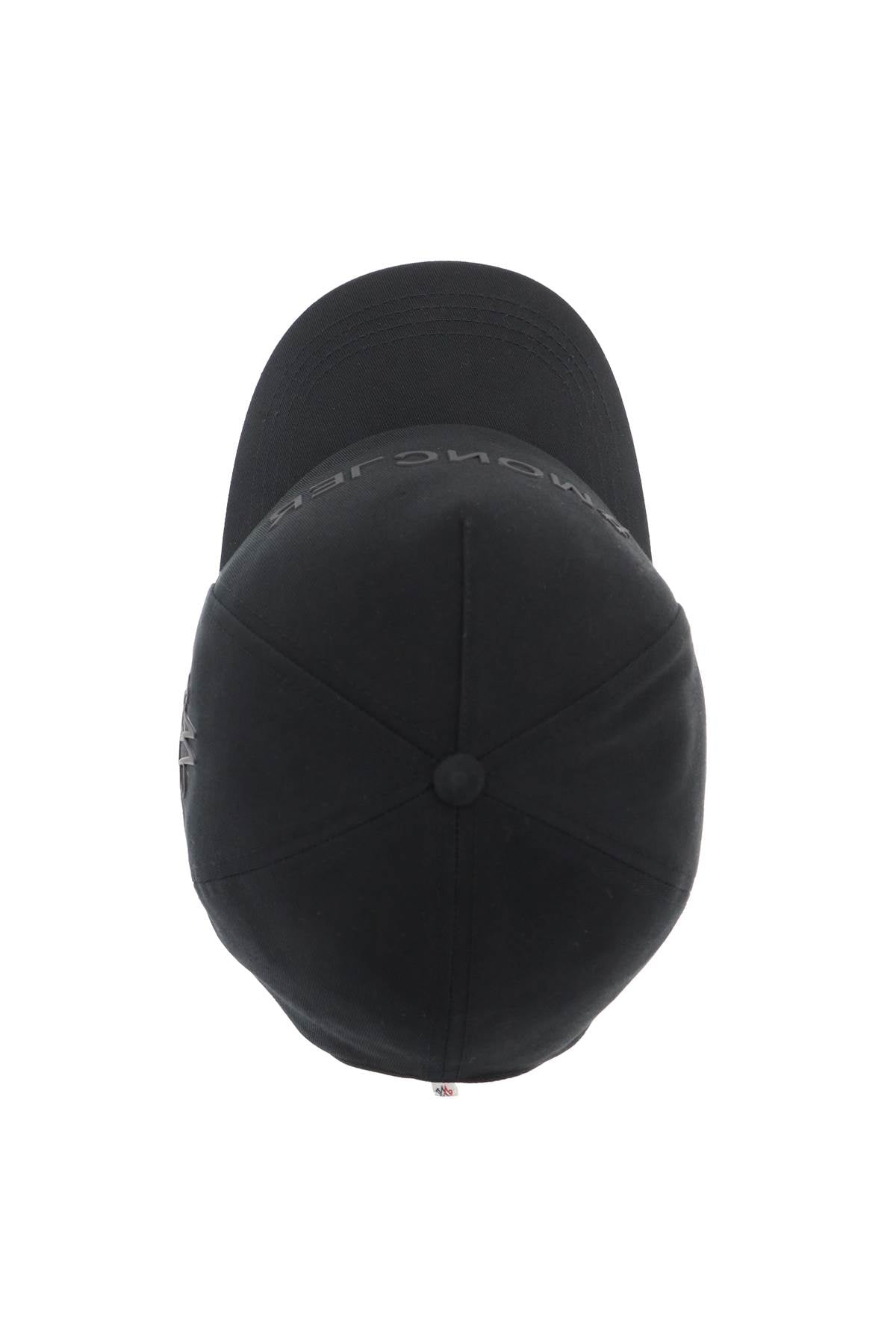 Moncler Grenoble Baseball Cap Made Of Gab   Black