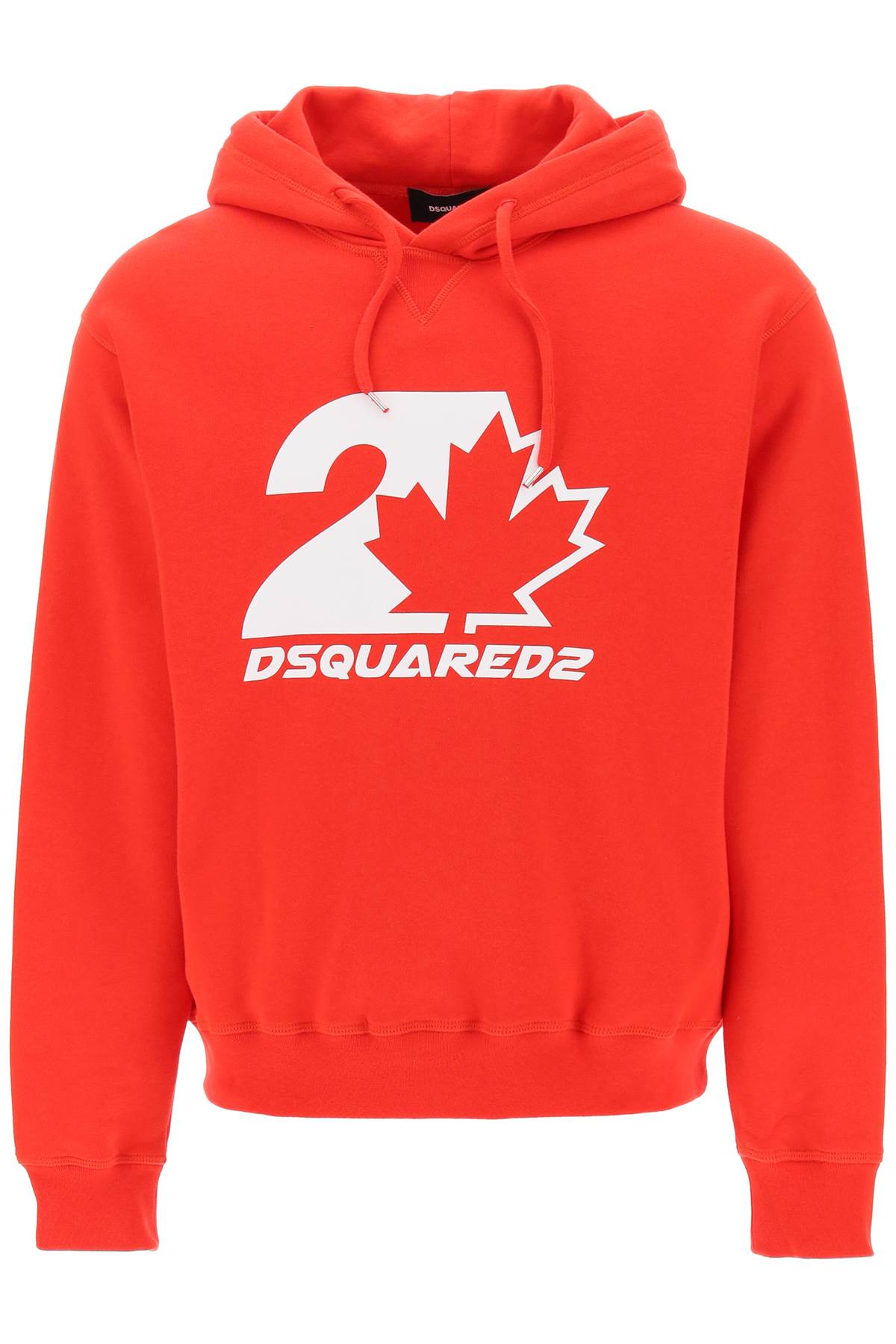 Dsquared2 Printed Hoodie   Red