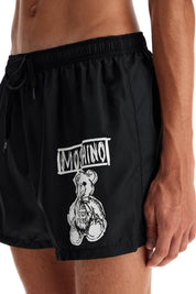 Moschino "sea Print Boxer Shorts For   Black