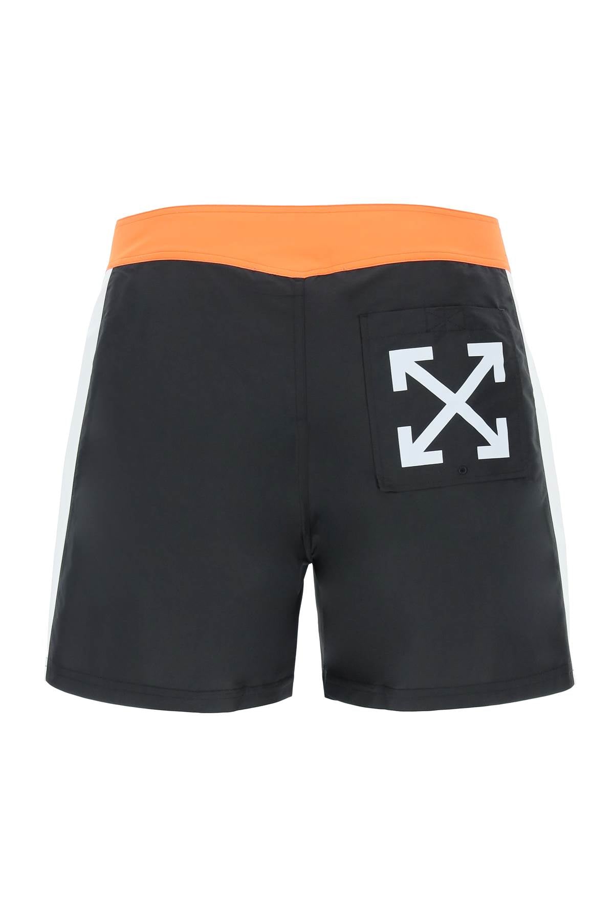 Off White Logo Swimtrunks   Multicolor