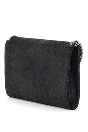 Stella Mc Cartney Shaggy Deer Mini Crossbody Bag   Black