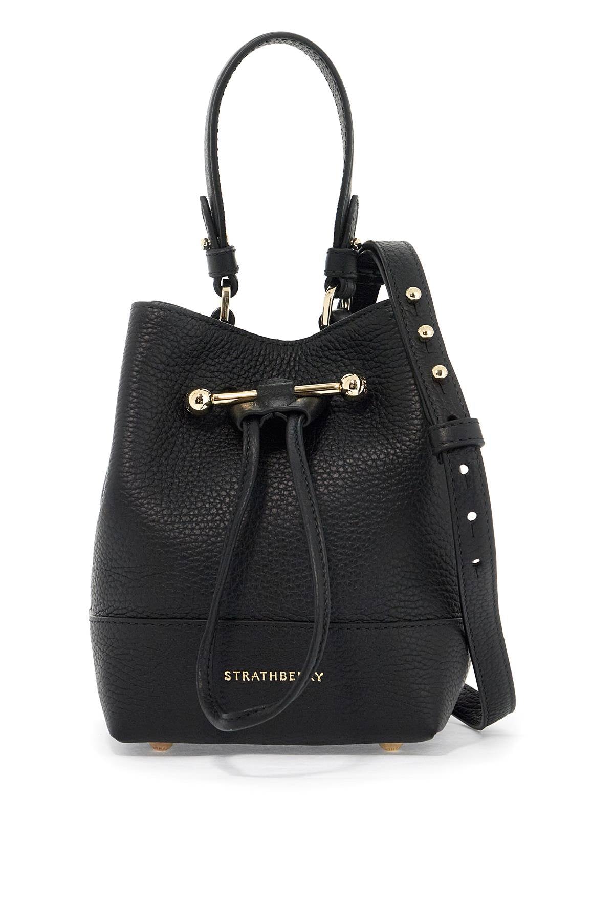 Strathberry Lana Osette Bucket Bag   Black