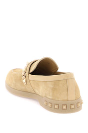 Valentino Garavani "leisure Flows Suede   Beige