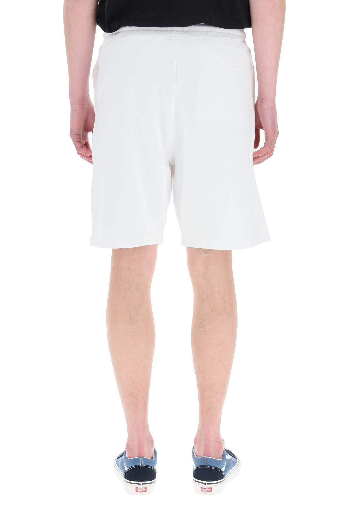 Marcelo Burlon Tempera Sweatshorts   White