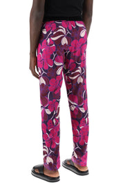 Tom Ford Pajama Pants In Floral Silk   Purple