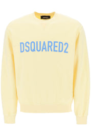 Dsquared2 Logo Print Sweatshirt   Yellow