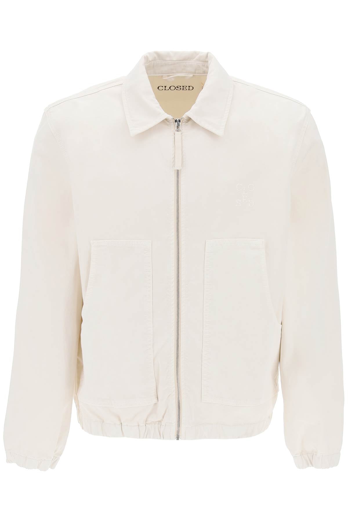 Closed Cotton Blouson Jacket   Neutral