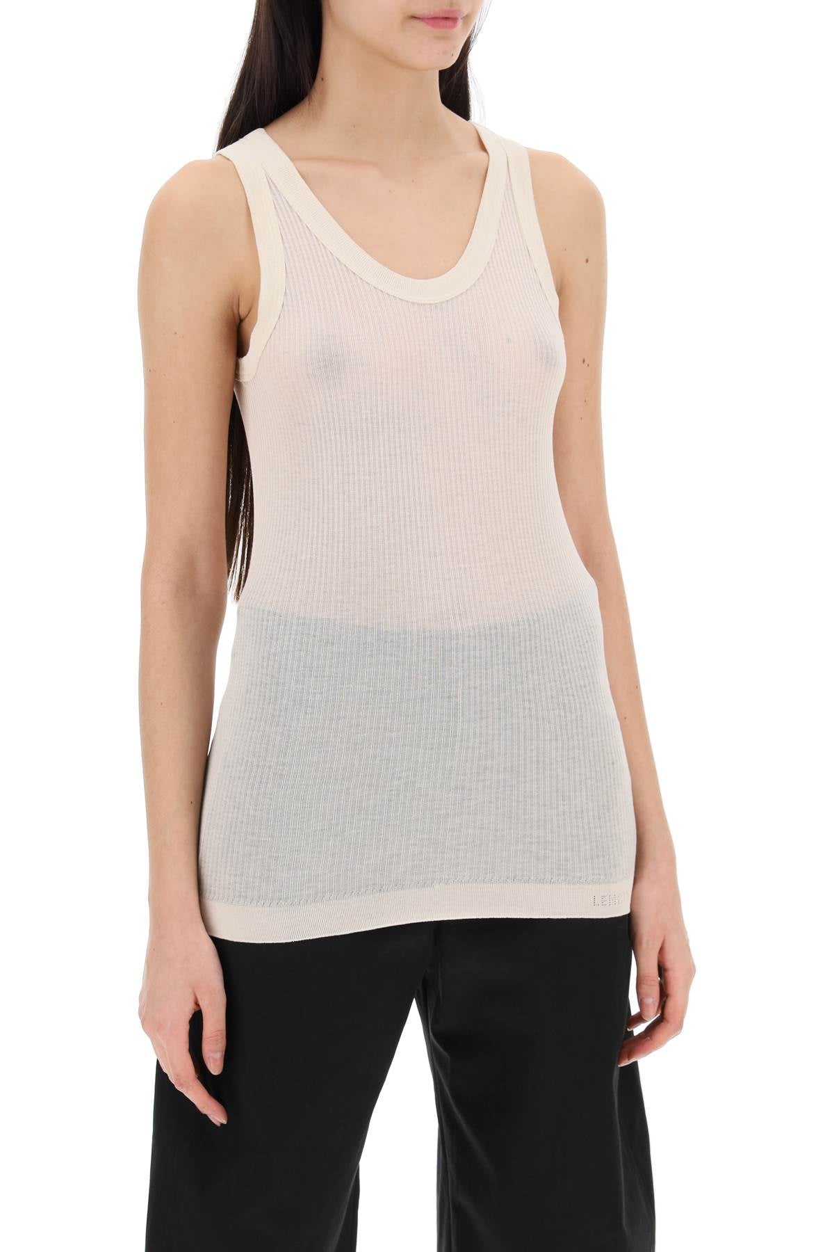 Lemaire Seamless Sleeveless Top   Neutral