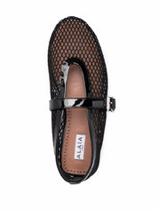 Alaia Flat Shoes Black