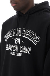 Dsquared2 Hoodie With Logo Print   Black