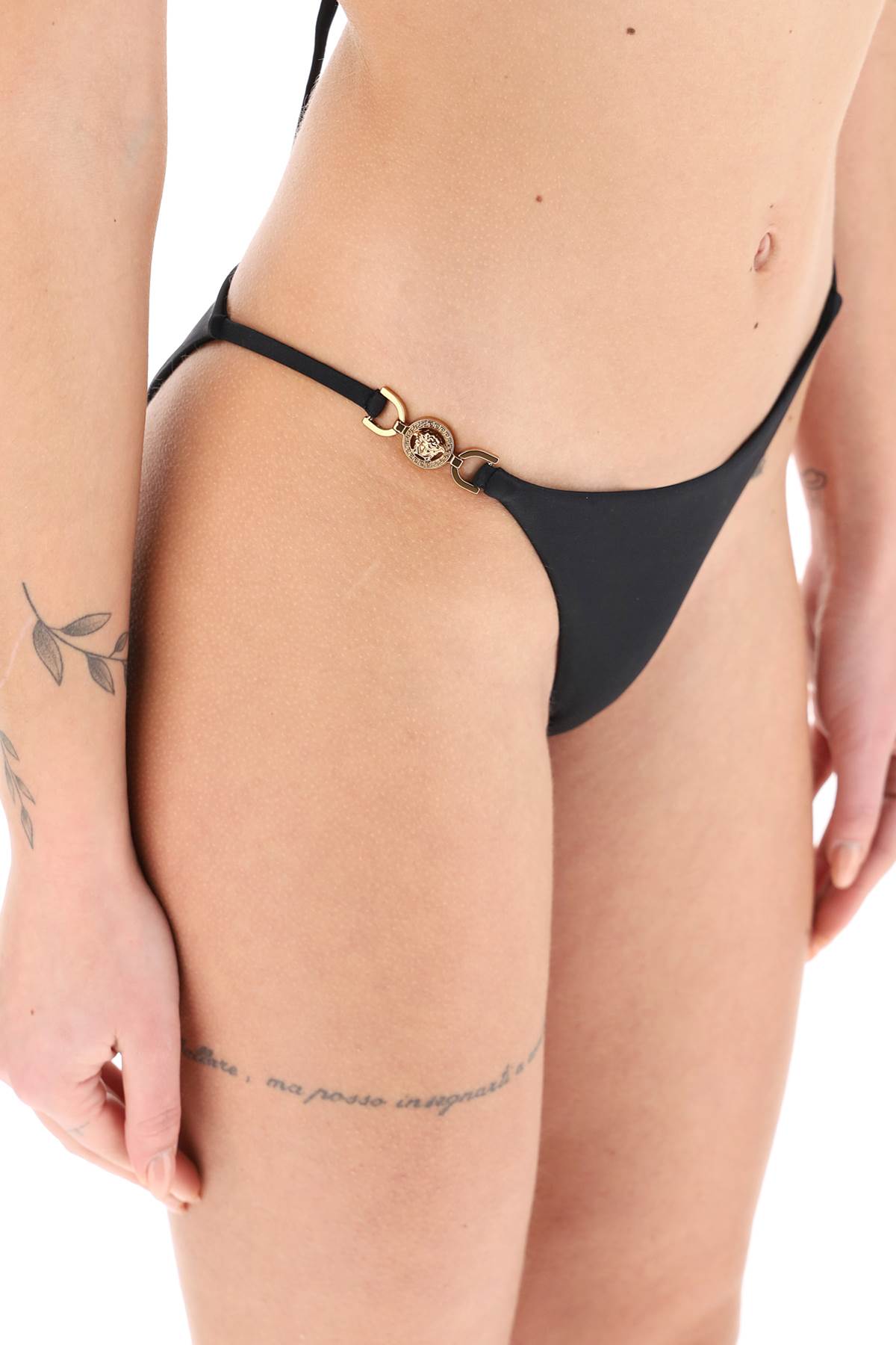 Versace Medusa Bikini Bottom   Black