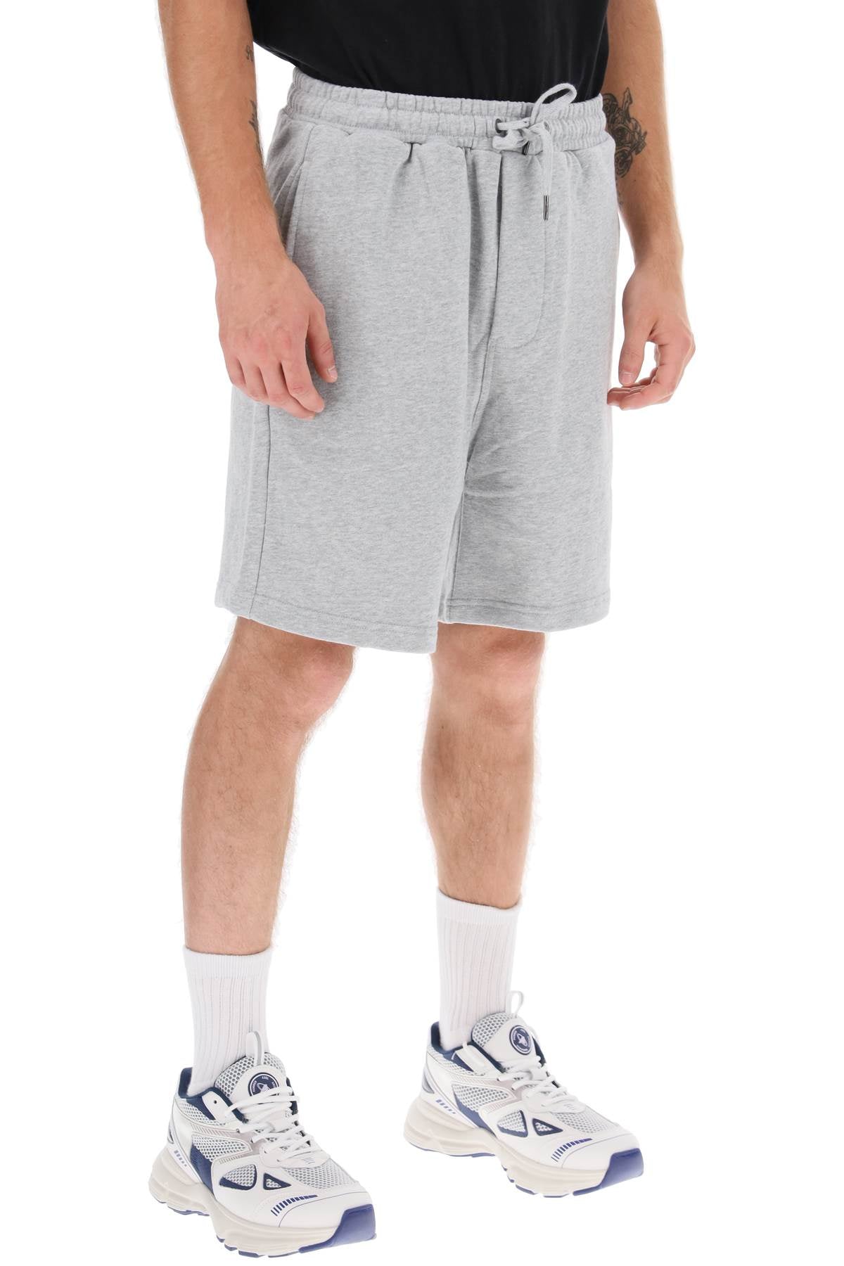 Ksubi 4x4 Cross Print Sweatshorts   Grey