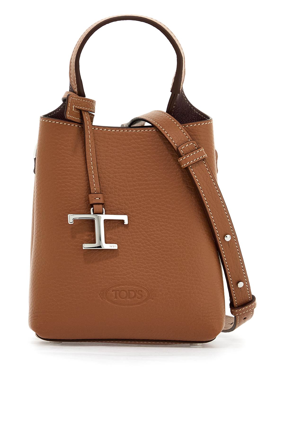 Tod's Mini Leather Handbag   Brown