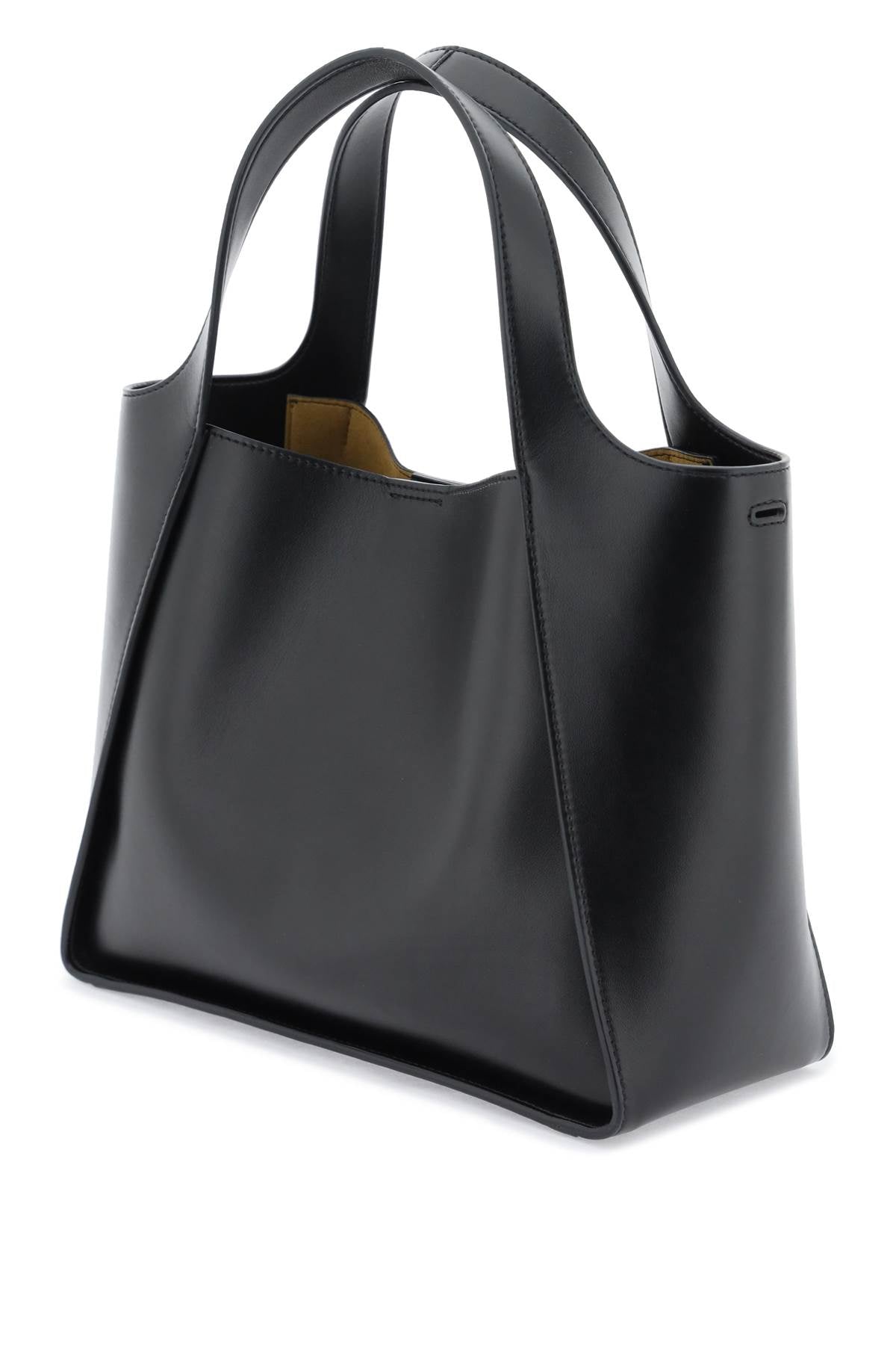 Stella Mc Cartney Stella Logo Tote Bag   Black