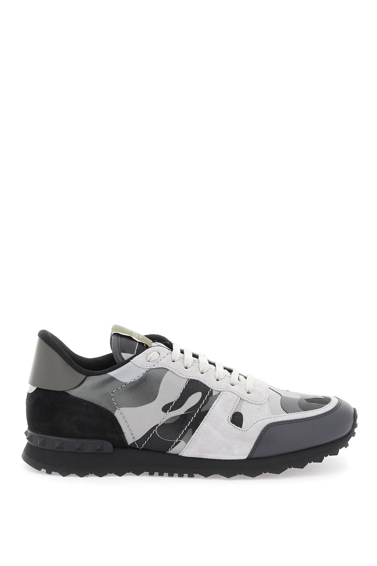 Valentino Garavani Rockrunner Camouflage Sneakers   Blue