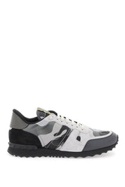 Valentino Garavani Rockrunner Camouflage Sneakers   Blue