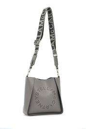 Stella Mc Cartney Grained Alter Mat Stella Logo Crossbody Bag   Grey