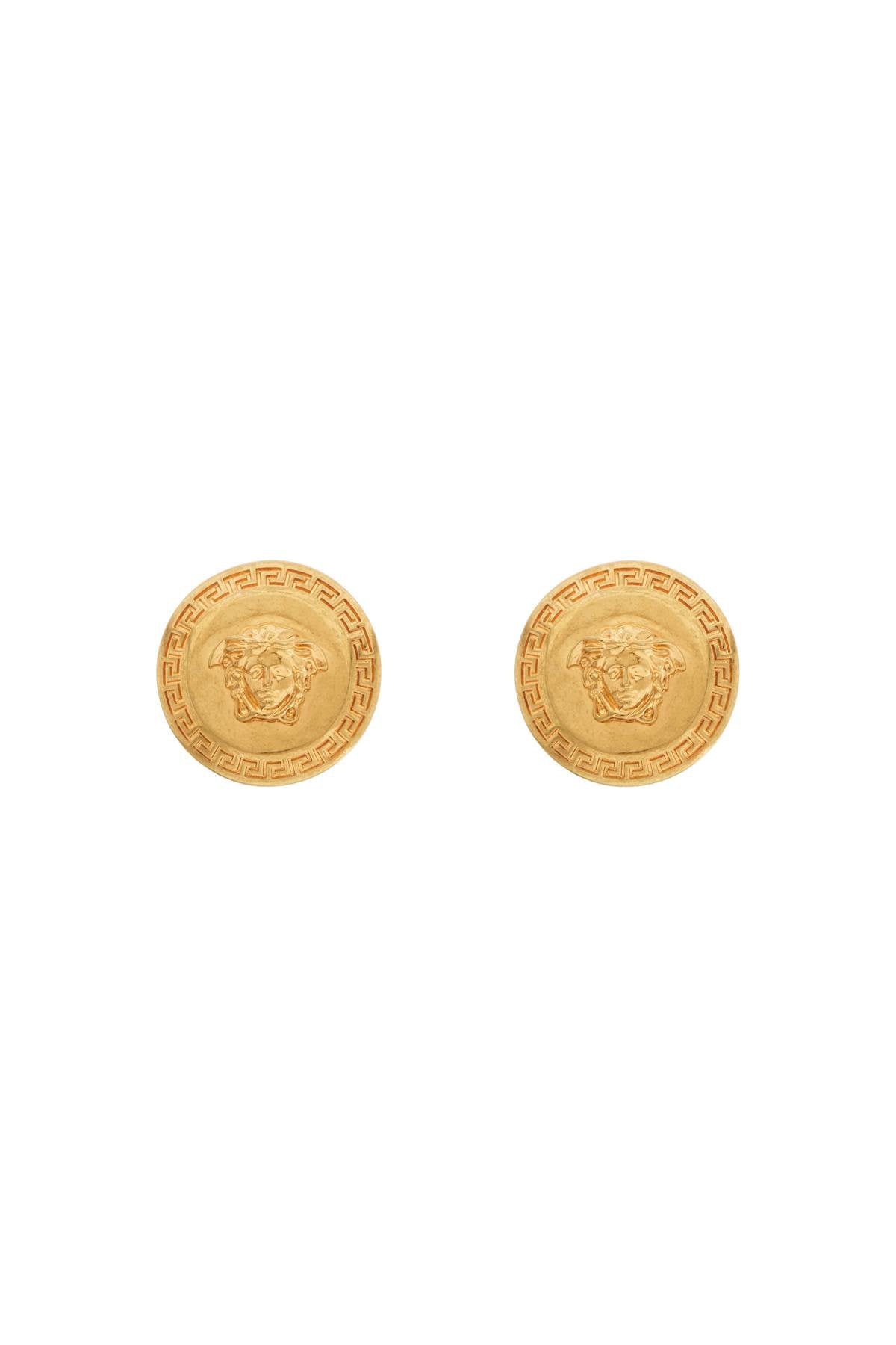 Versace Medusa Tribute Earrings   Gold