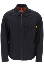 Parajumpers Replace With Double Quoterayner Overshirt In Nylon   Black