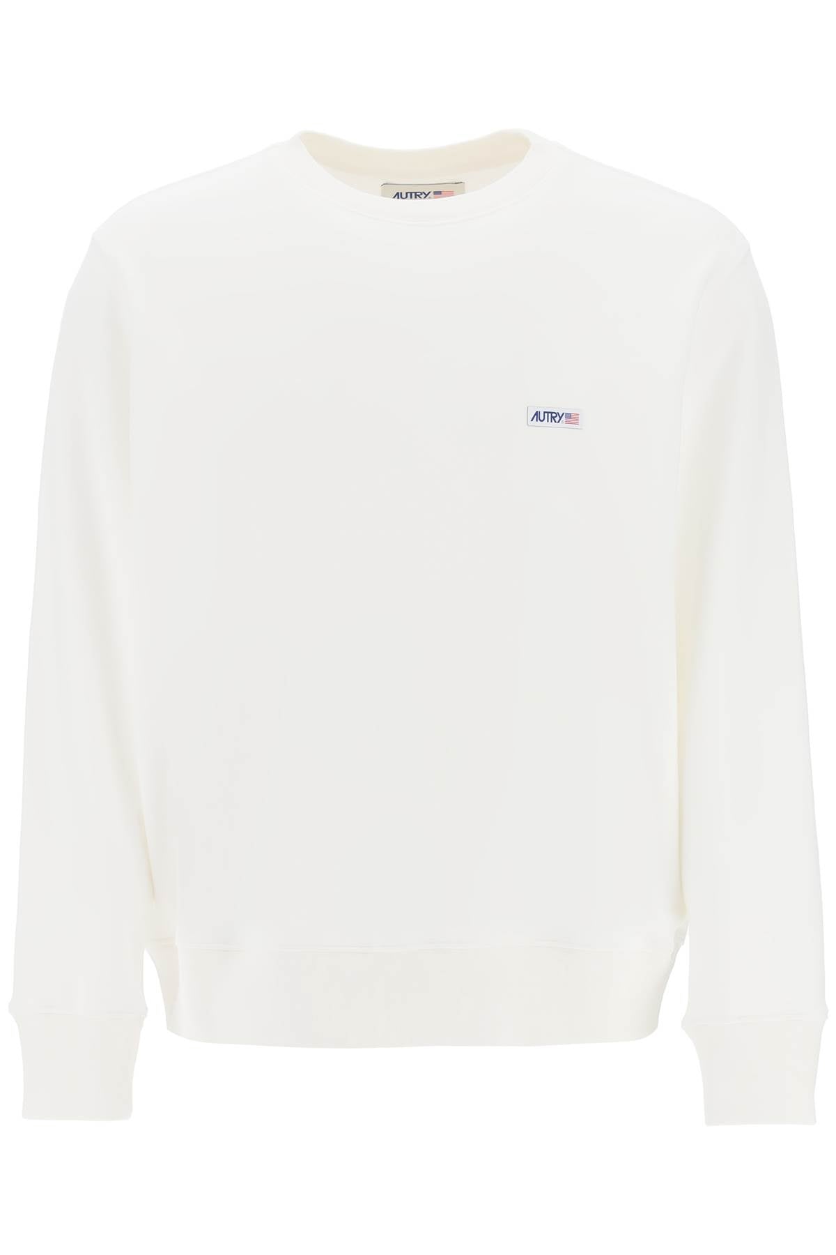 Autry Sweatshirt With Logo Label   White