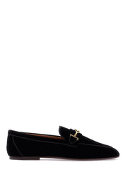 Tod's Velvet Loafers For   Black