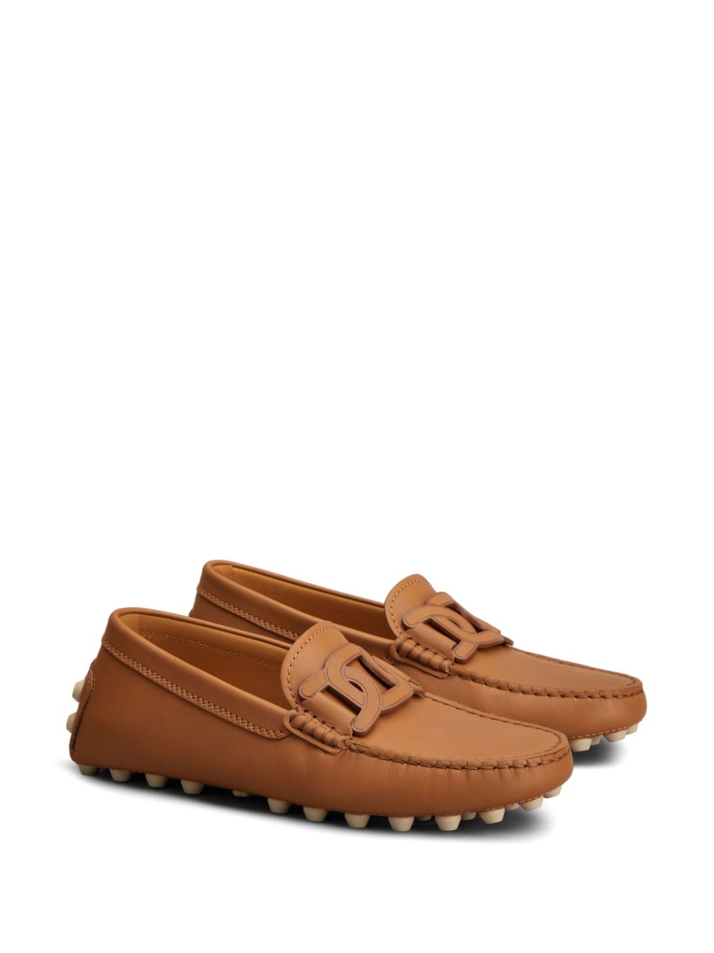 Tod's Flat Shoes Leather Brown