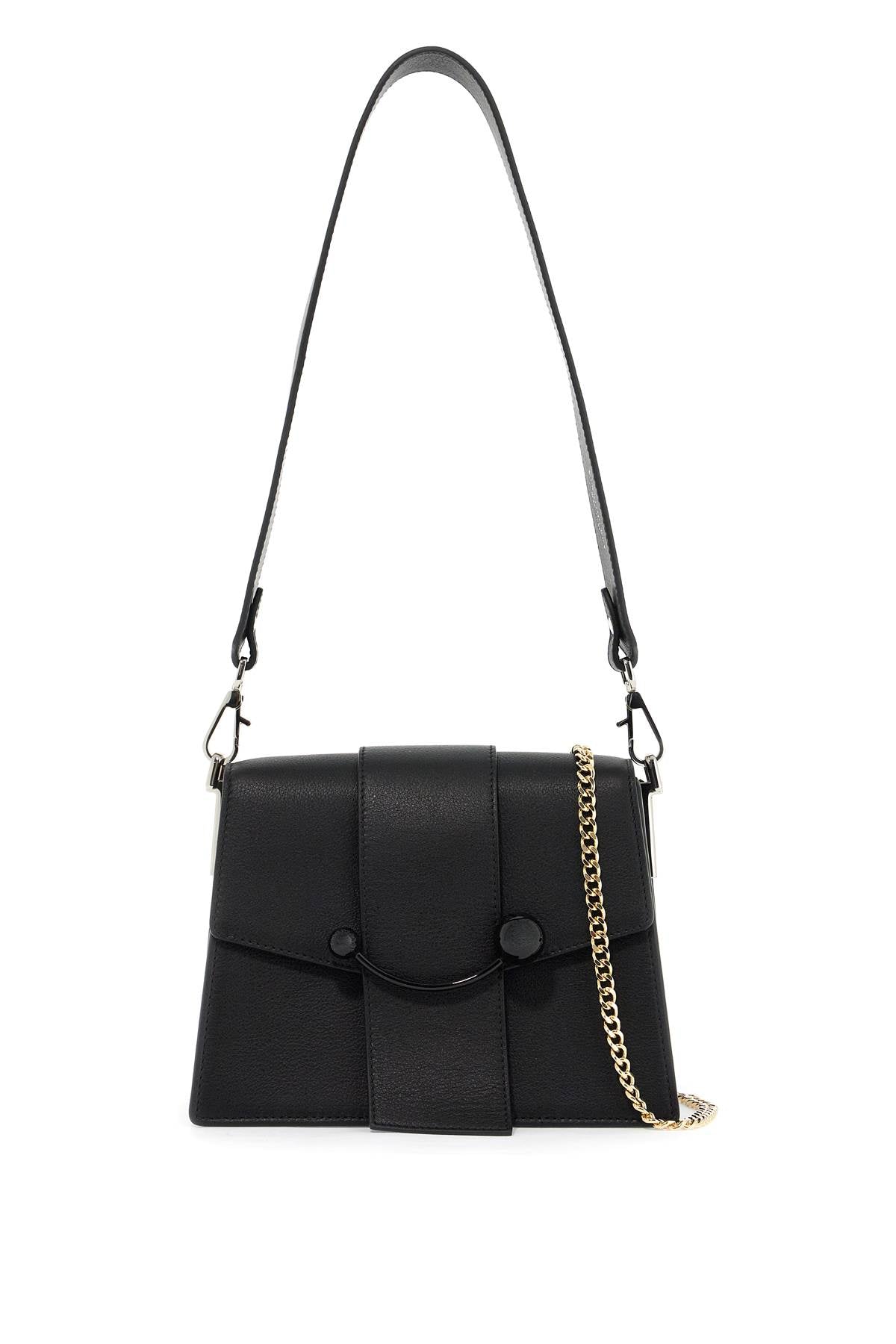 Strathberry Crescent Box Bag   Black