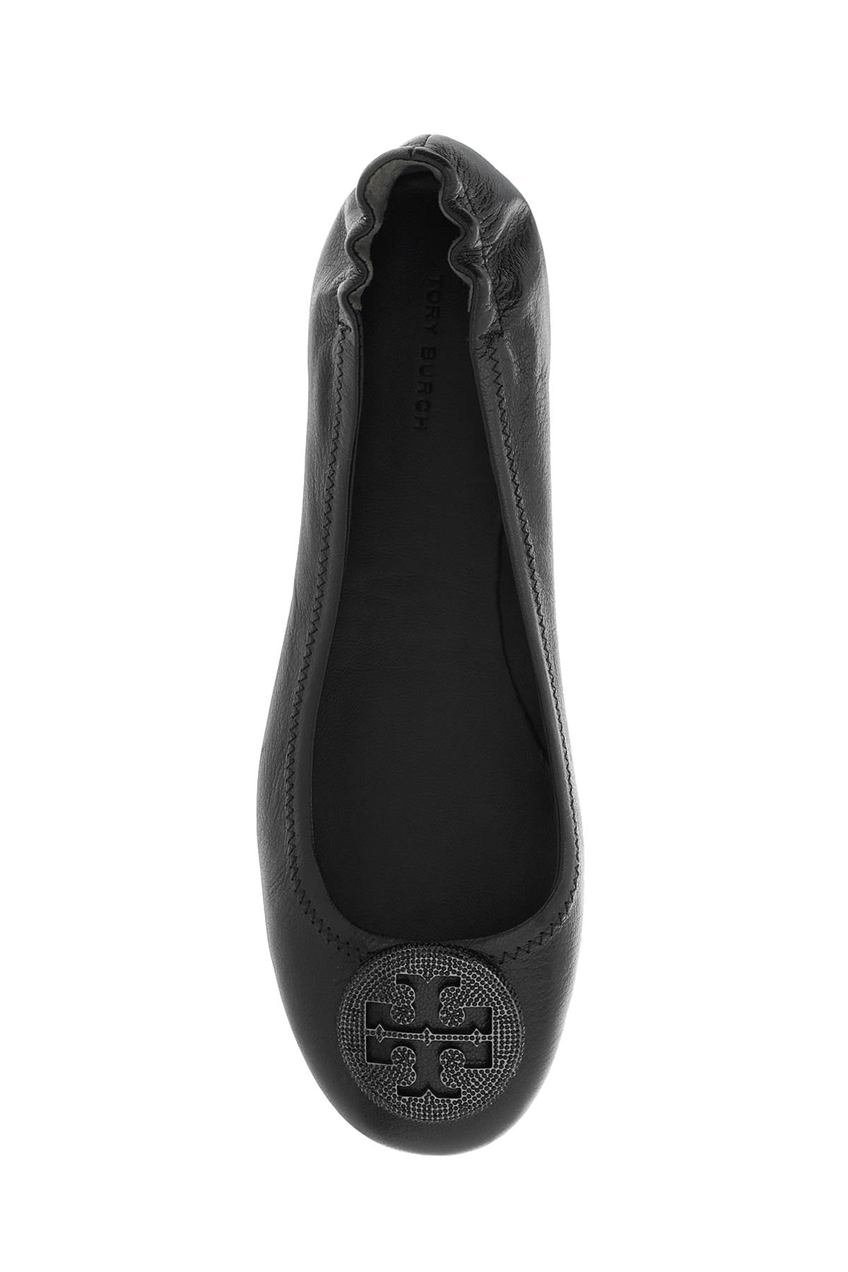 Tory Burch Minnie Travel Ballet Flats   Black