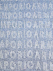 Emporio Armani Scarfs Clear Blue