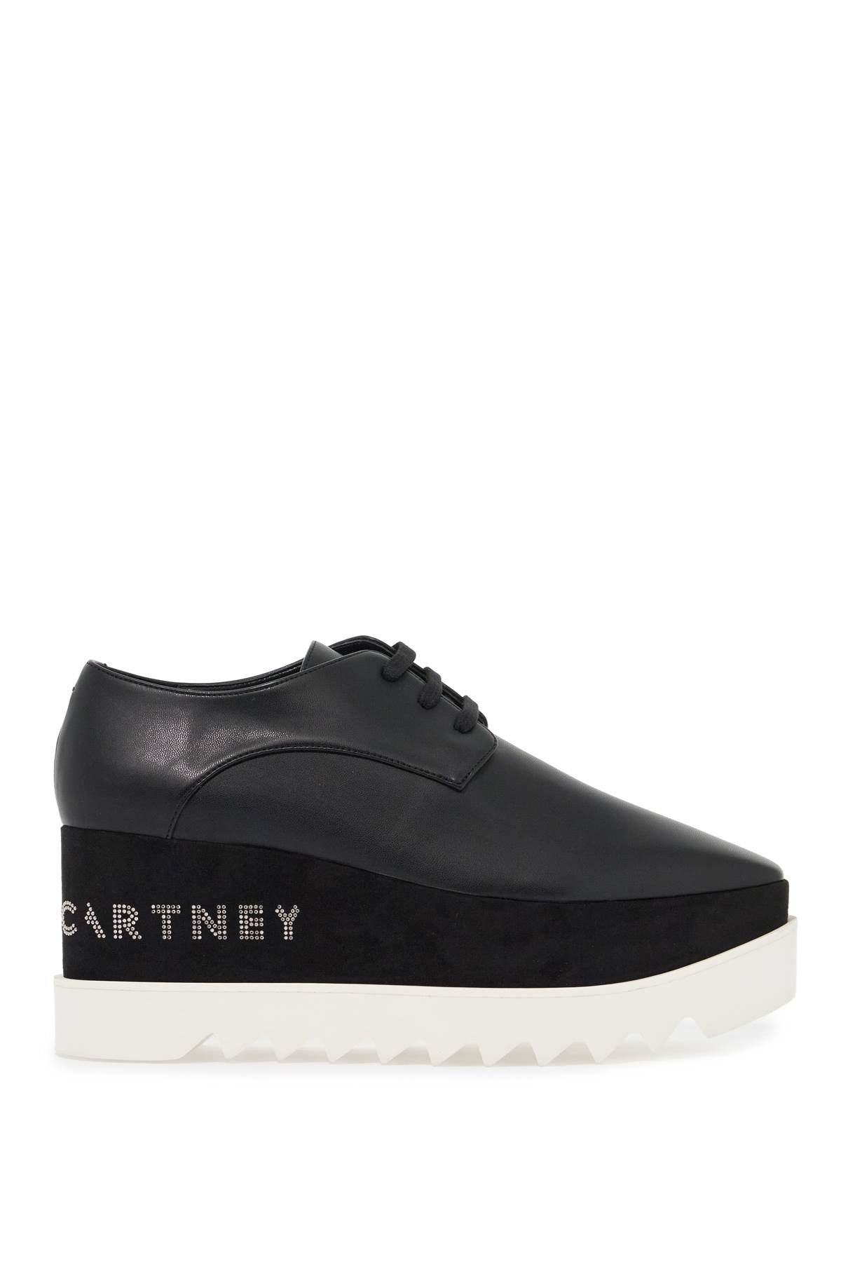 Stella Mc Cartney Logo Elyse Lace Ups   Black