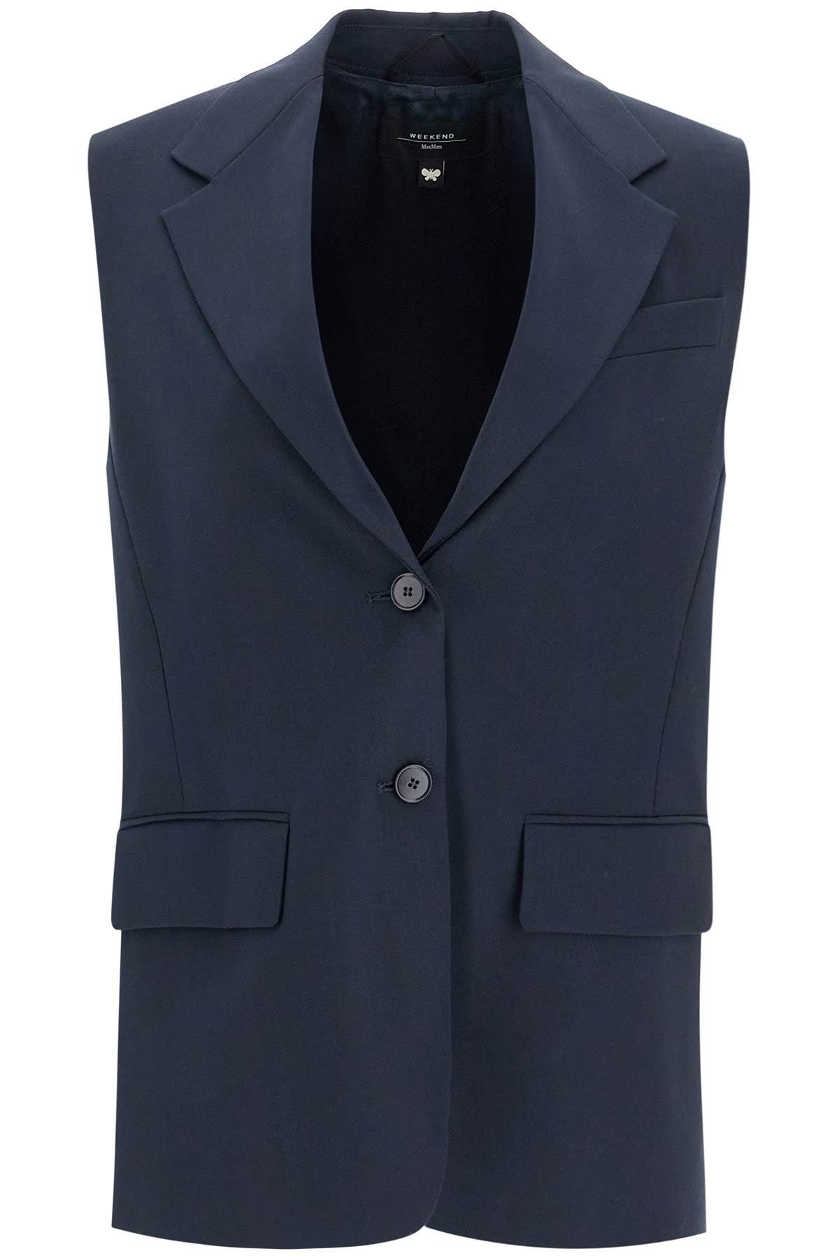 Alexander Mcqueen Pinstriped Vest With   Blue