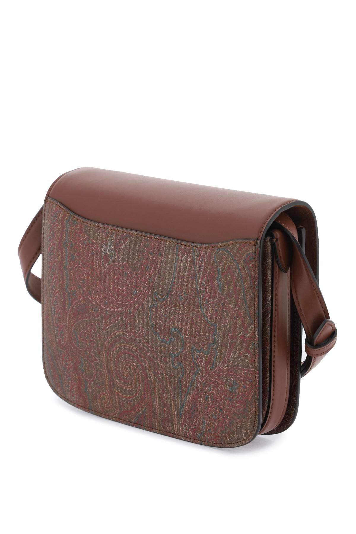 Etro Essential Large Crossbody Bag   Brown