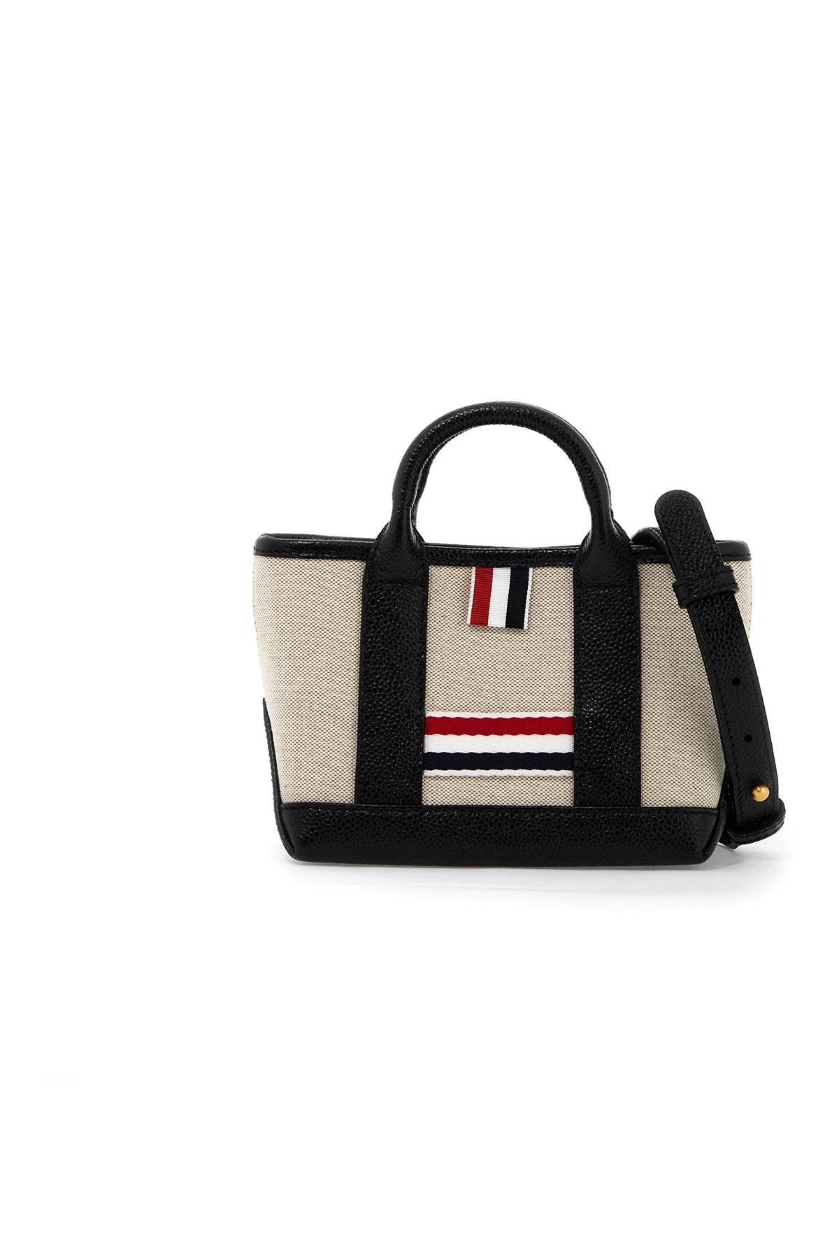 Thom Browne Mini Tool Tote Bag   Beige