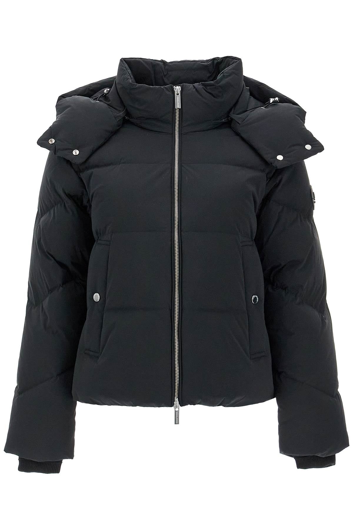 Woolrich Short Alsea Down Jacket   Black