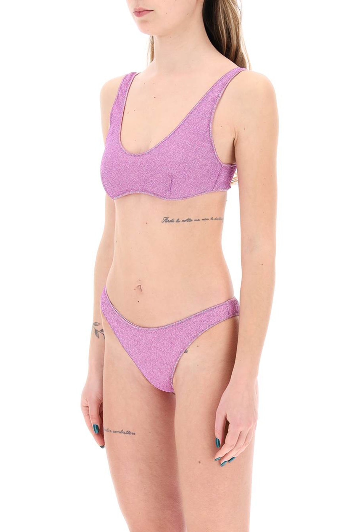 Oséree Bikini Set With Luminous   Purple