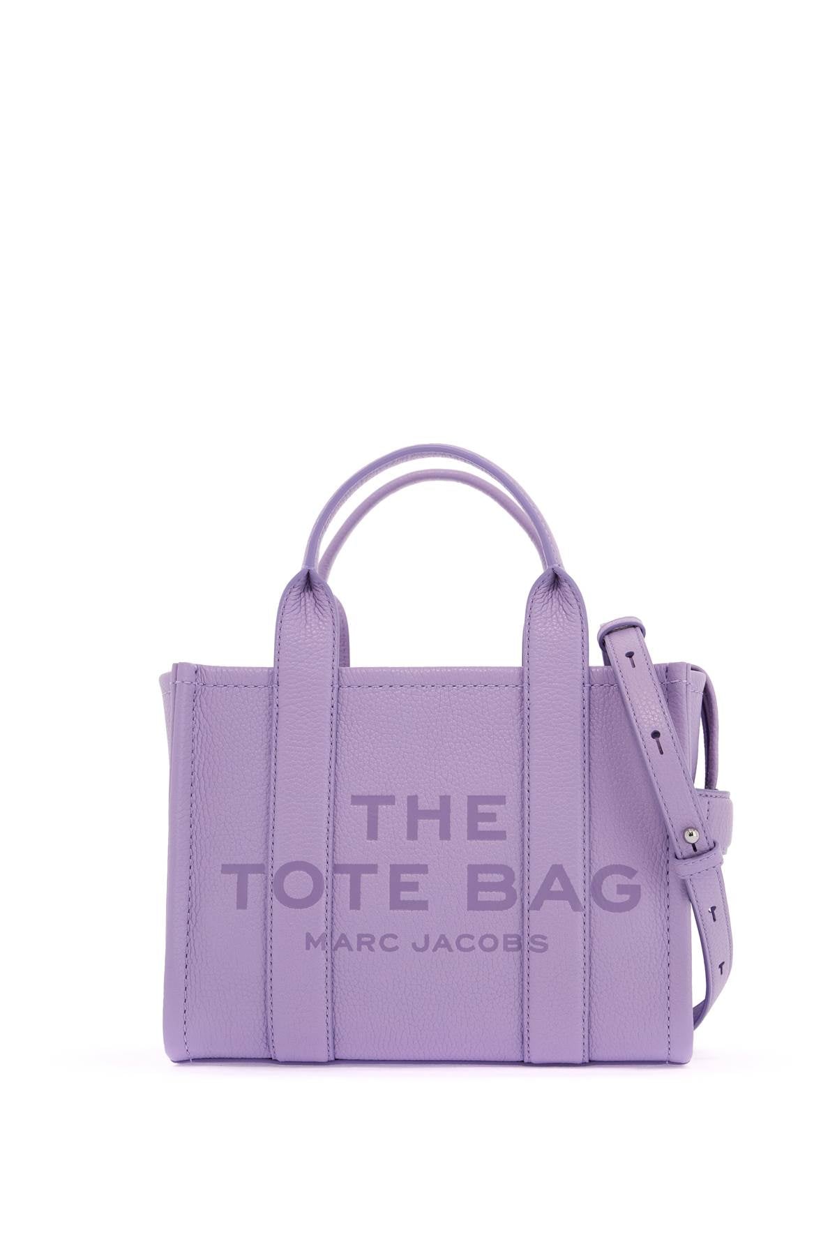 Marc Jacobs The Leather Small Tote Bag   Purple