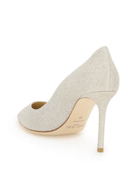 Jimmy Choo Romy 85 Dusty Glitter Pumps   Gold