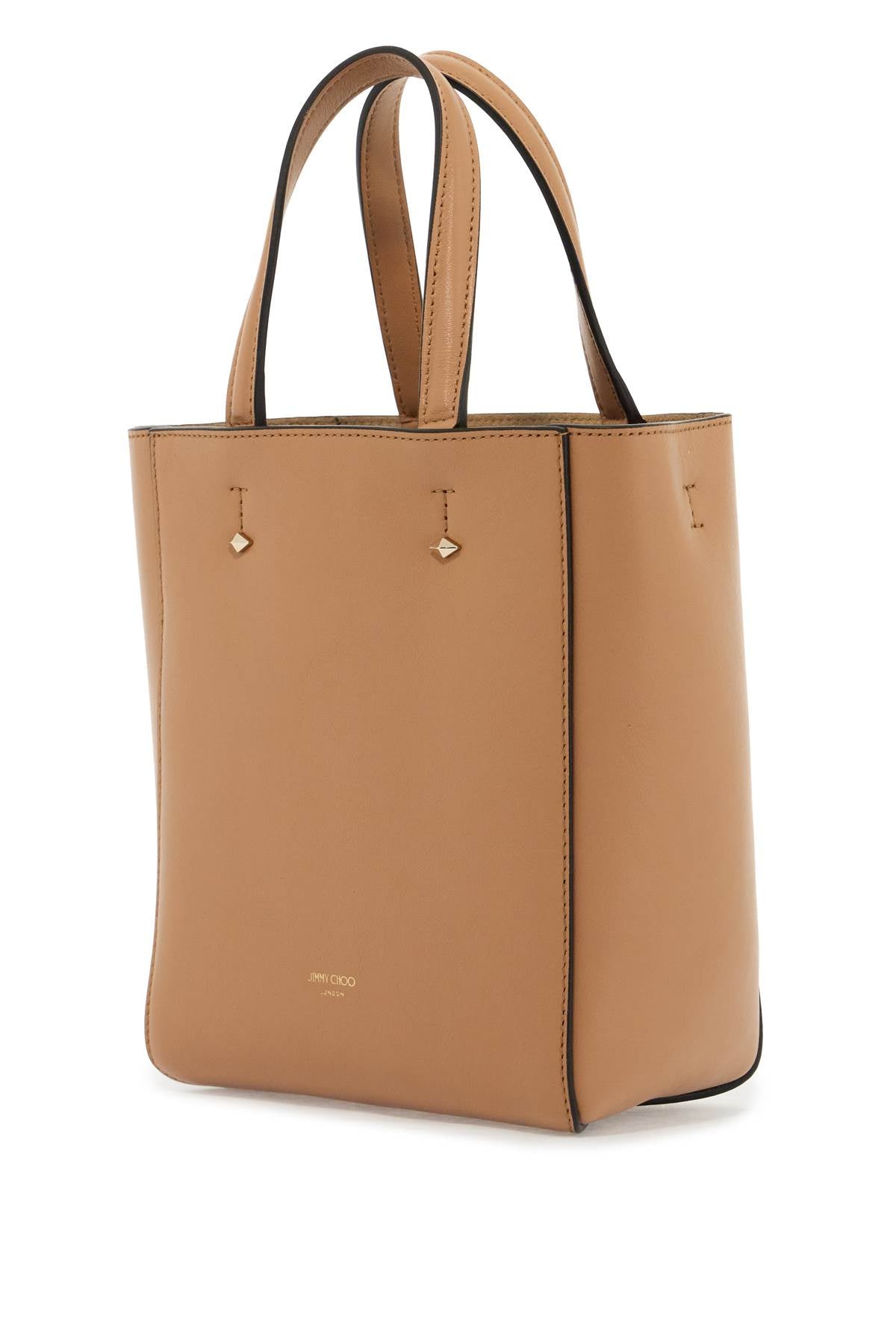 Jimmy Choo Smooth Leather Lenny N/S Tote Bag.   Beige