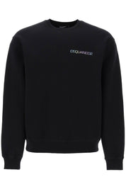 Dsquared2 Cool Fit Printed Sweatshirt   Black