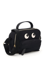 Anya Hindmarch Pouch Eyes Crossbody Bag   Black