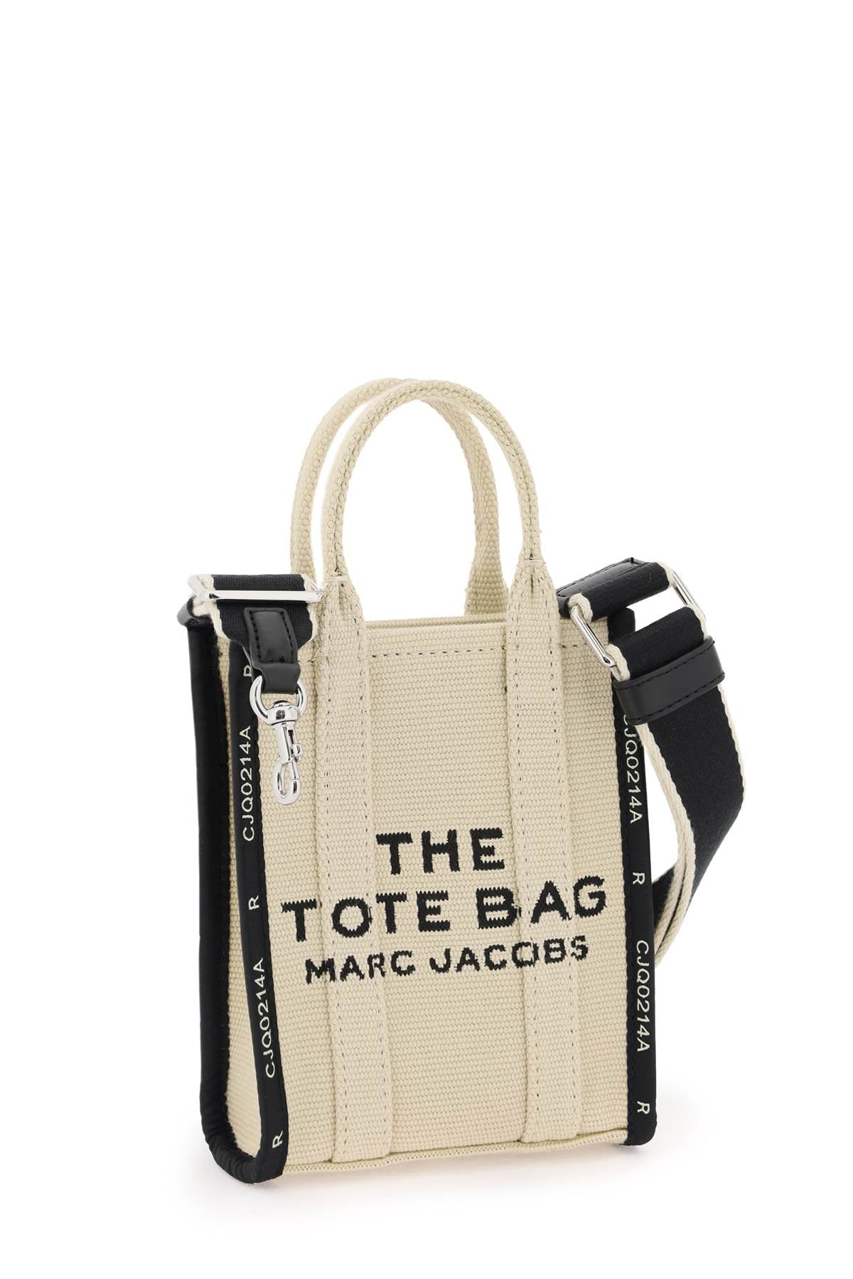 Marc Jacobs The Jacquard Mini Tote Bag   Beige