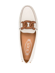 Tod's Flat Shoes White