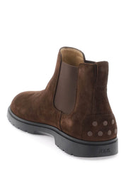 Tod's W. G. Chelsea Ankle Boots   Brown