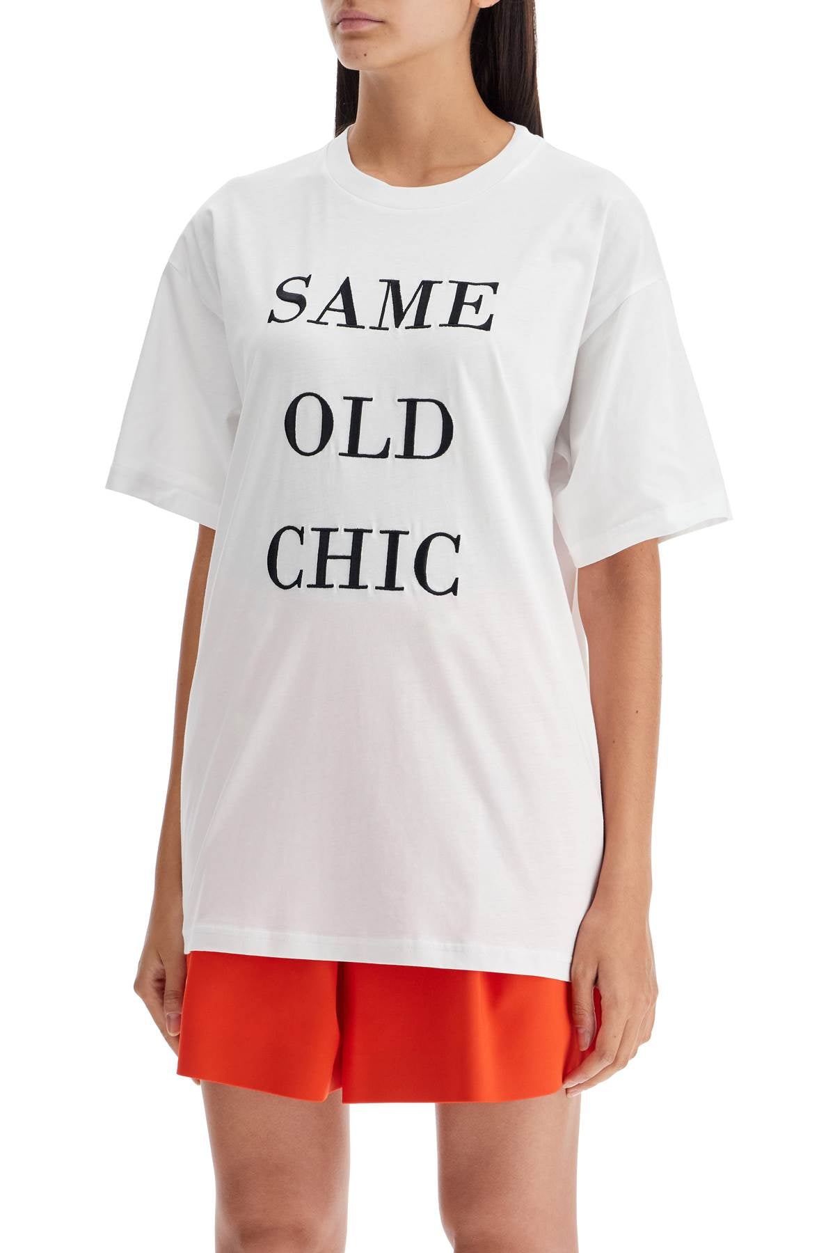 Moschino "oversized T Shirt With Same Old   White