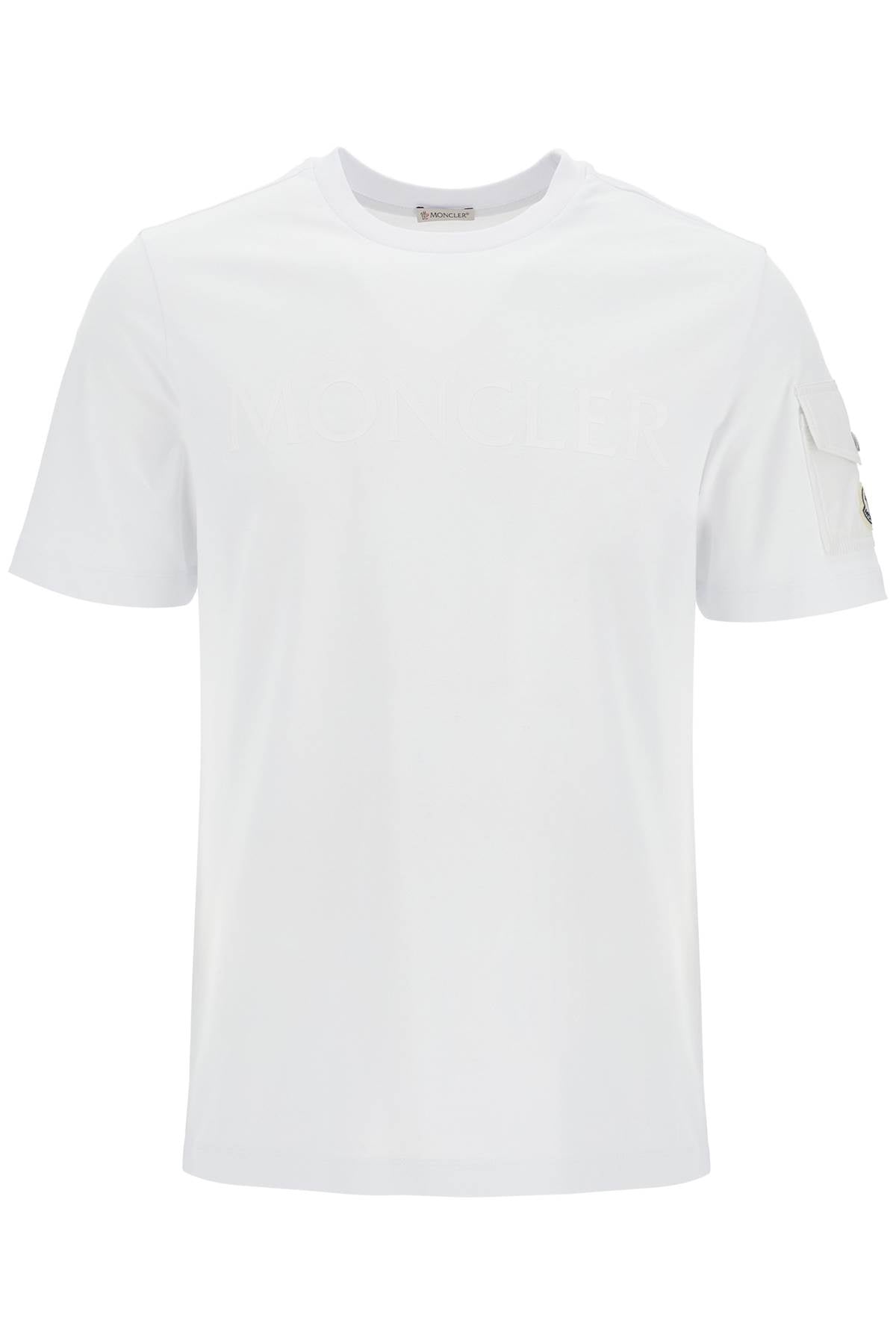 Moncler Pocket T Shirt With Six   White