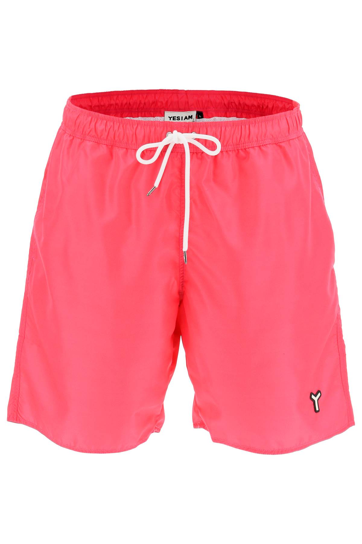 Yesiam Drawstring Swim Trunks   Fuchsia